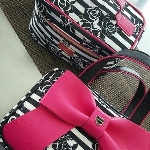 Betsy johnson cosmetic bags